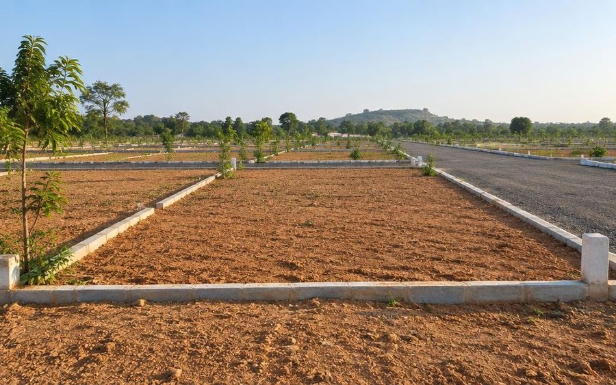 Open plot development near Hyderabad